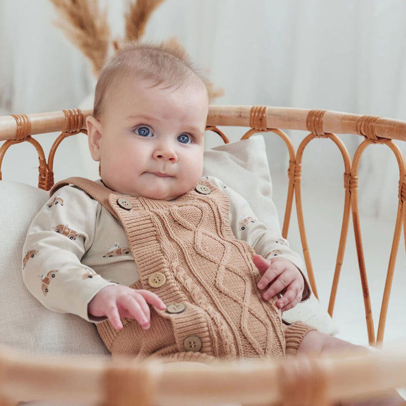 Aster & Oak Classic Car Henley Onesie