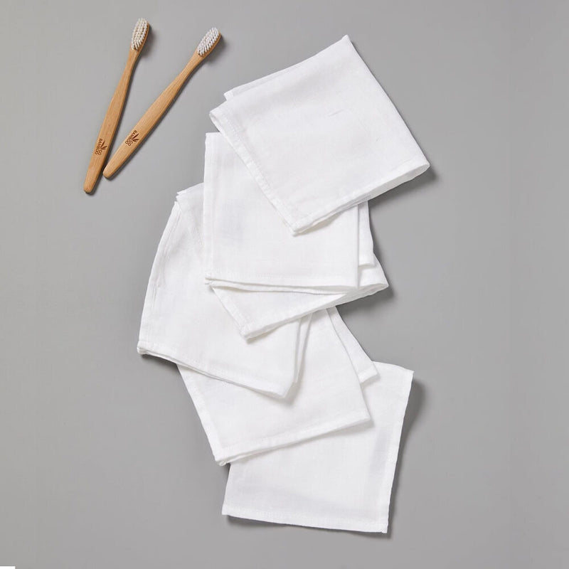 Little Bamboo Muslin Washers 6pk