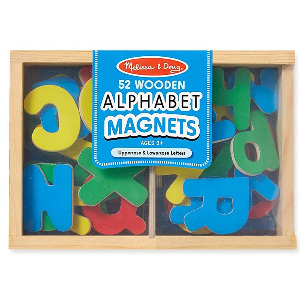 Melissa & Doug Wooden Alphabet Magnets
