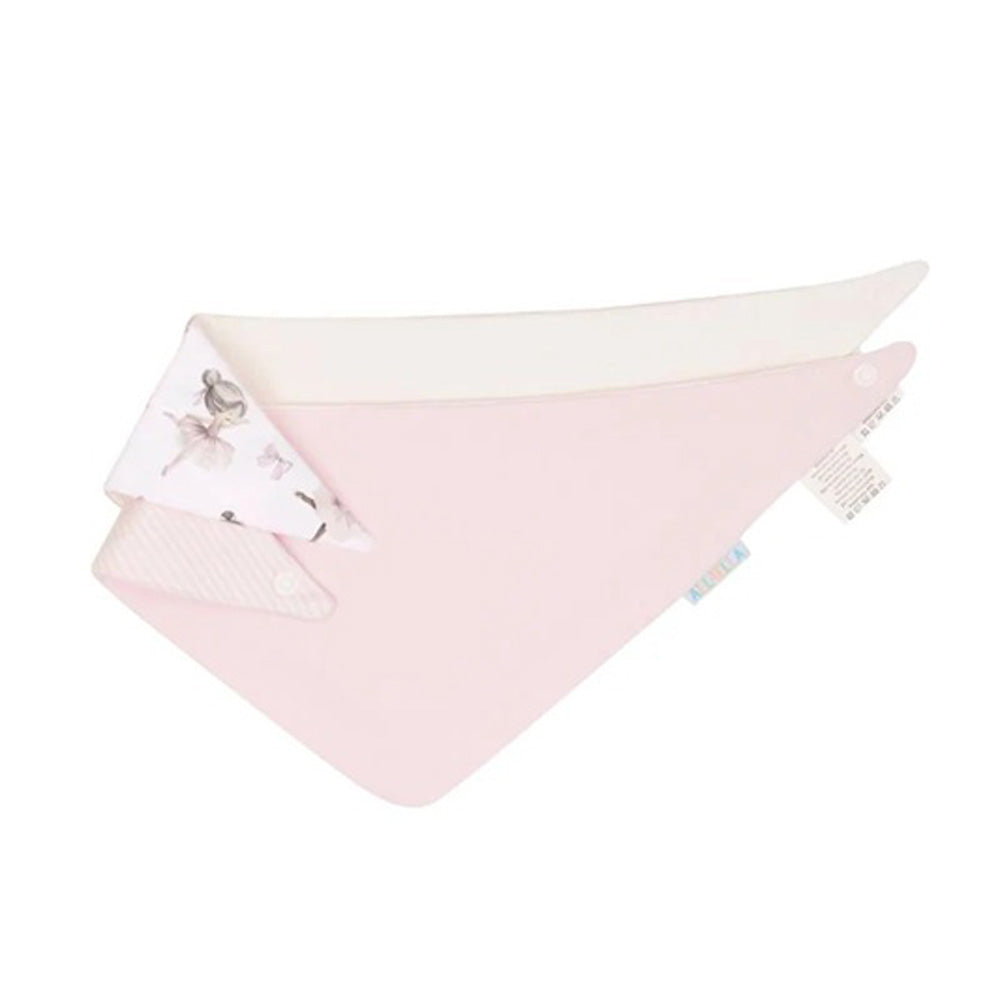 All4Ella Bandana Bibs 2pk Ballerina