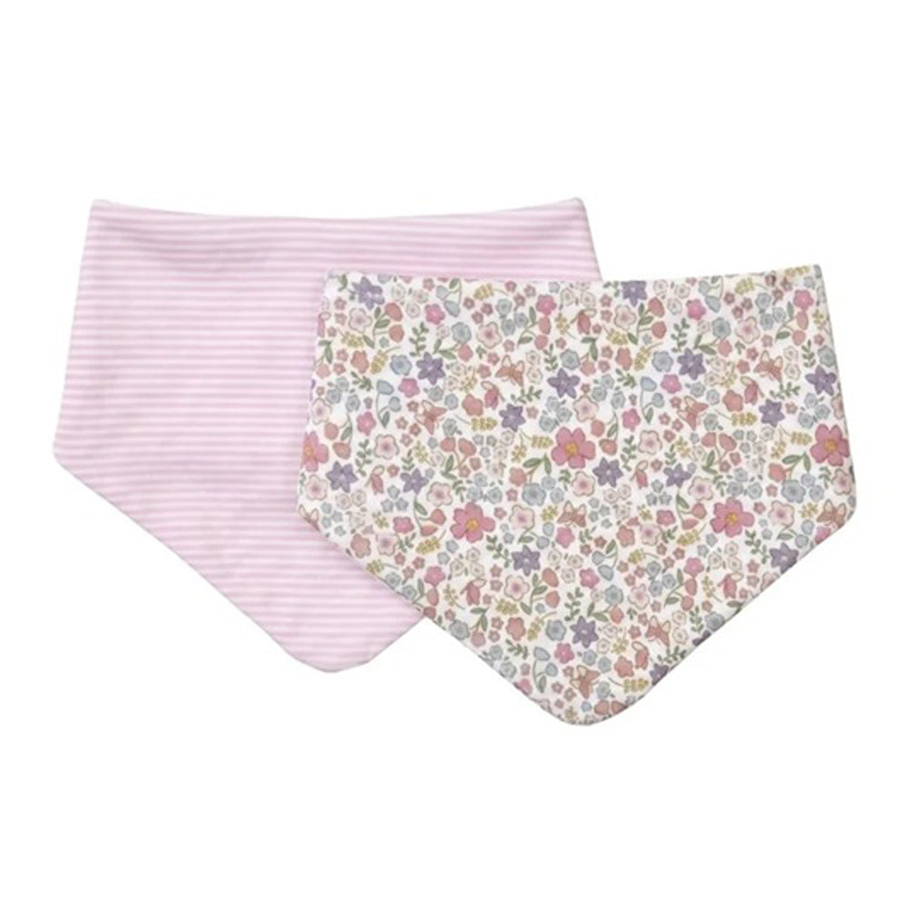 All4Ella Bandana Bibs 2pk Blossom