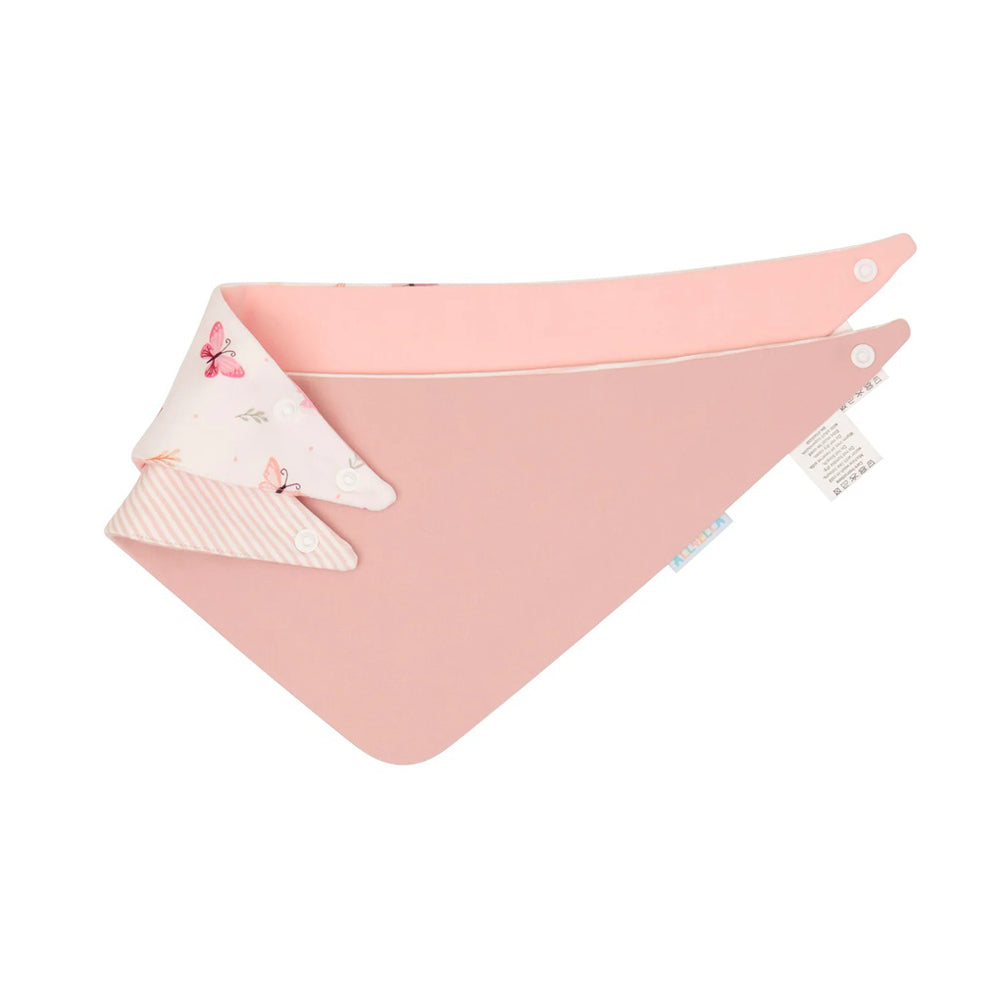 All4Ella Bandana Bibs 2pk Sweet Butterfly