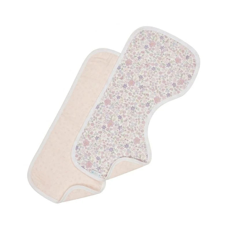 All4Ella Burp Cloth 2pk Blossom