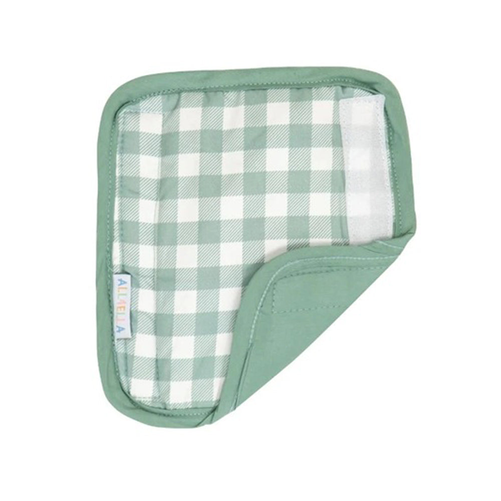 All4Ella Harness Cover Gingham Sage