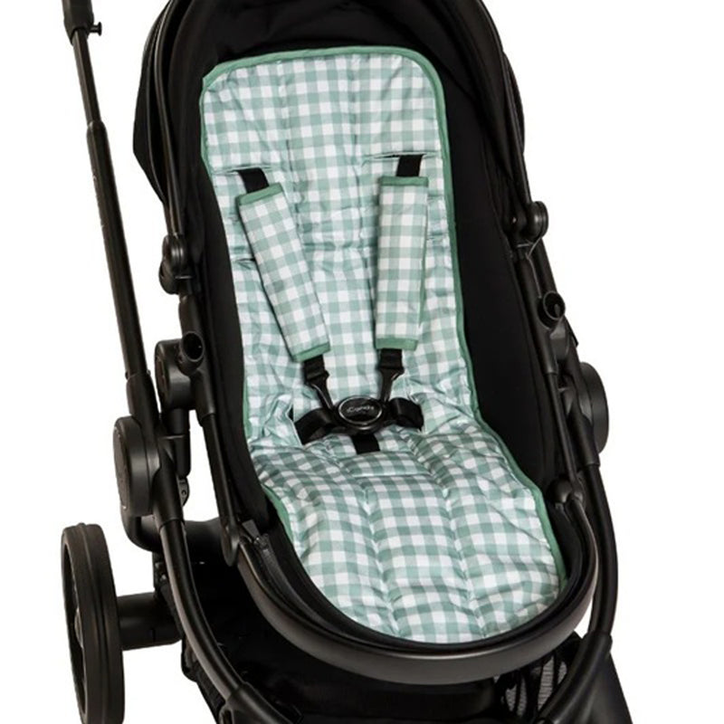 All4Ella Harness Cover Gingham Sage