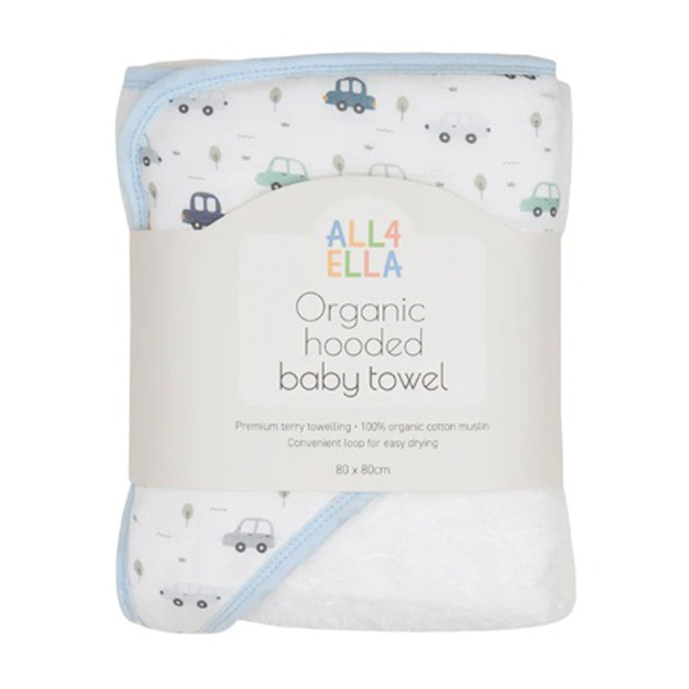 All4Ella Hooded Towel Beep Beep