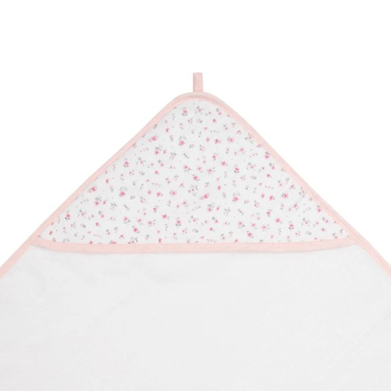 All4Ella Hooded Towel Pink Petals