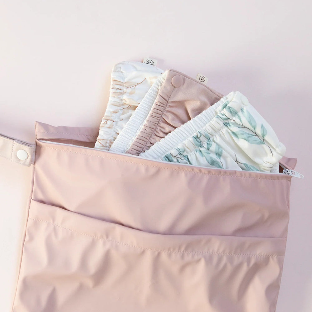 All4Ella Large Recycled Wet Bag Pink