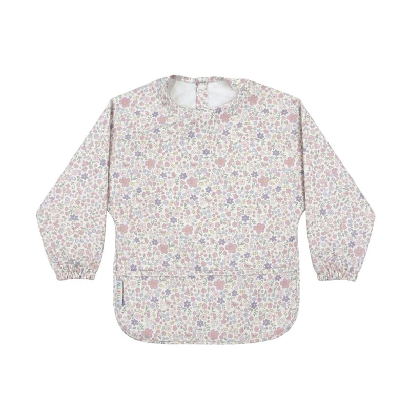 All4Ella Recycled Long Sleeve Bib Blossom