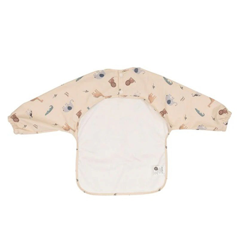 All4Ella Recycled Long Sleeve Bib Wild Animals