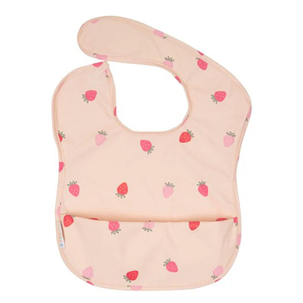 All4Ella Recycled Pouch Bib Strawberries