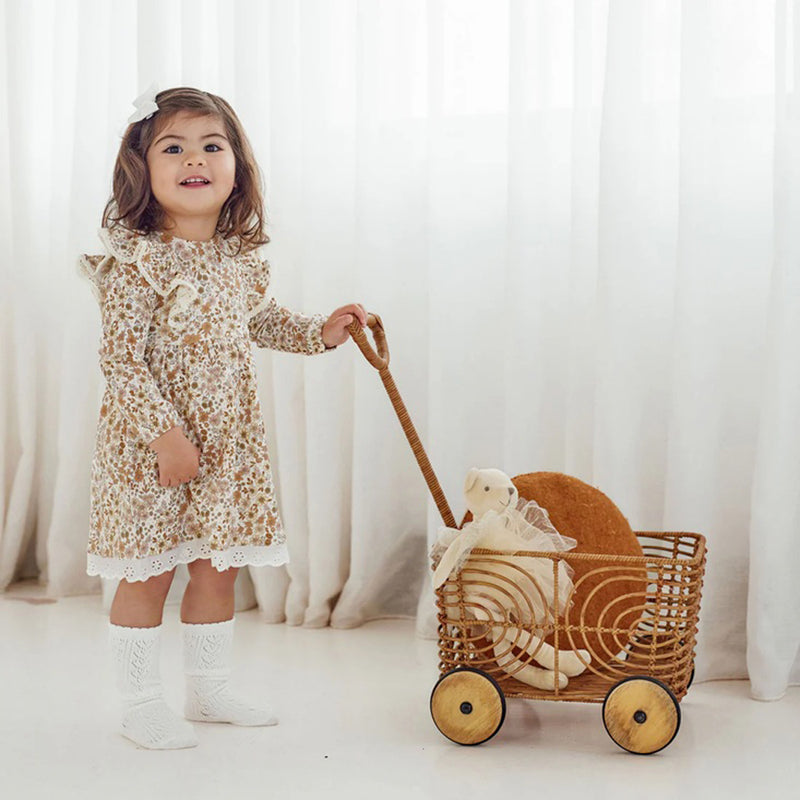Aster & Oak Bailey Floral Ruffle Dress