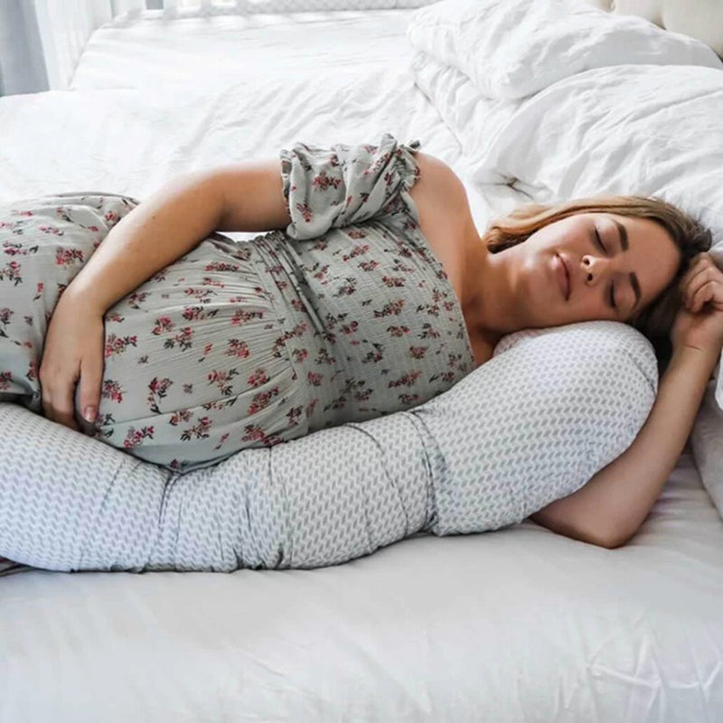 Baby Studio Ultimate Body Pillow Gingham Beige