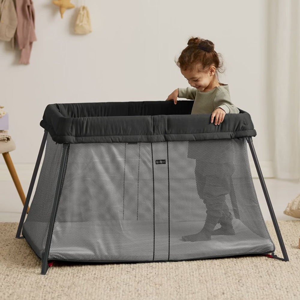 BabyBjorn Travel Cot Light Black