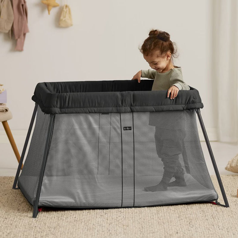 BabyBjorn Travel Cot Light Black