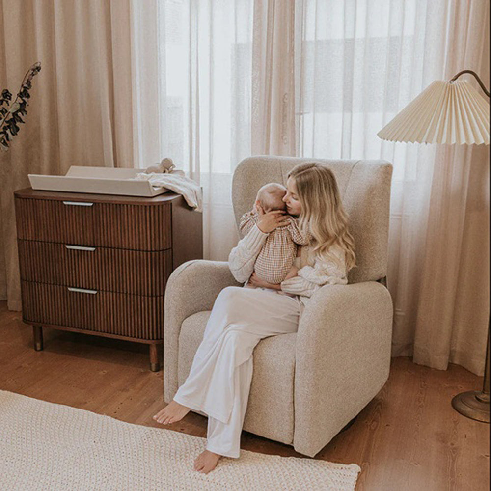 BabyRest Celeste Electric Nursery Chair Pebble Weave