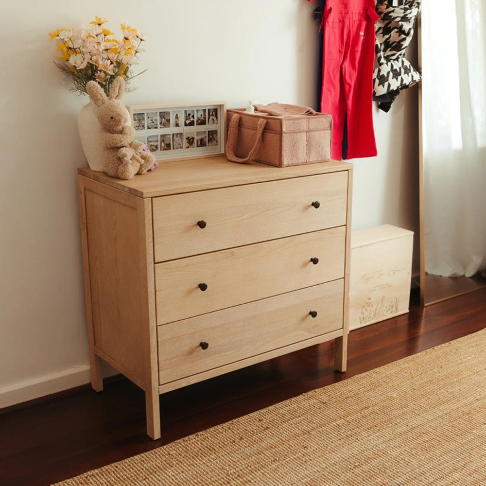 BabyRest Grove Cot + Dresser + Mattress Nursery Package