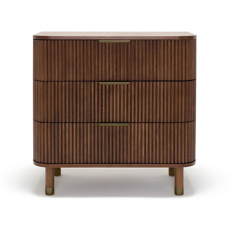 BabyRest Juno Chest 3 Drawer Luxe Walnut