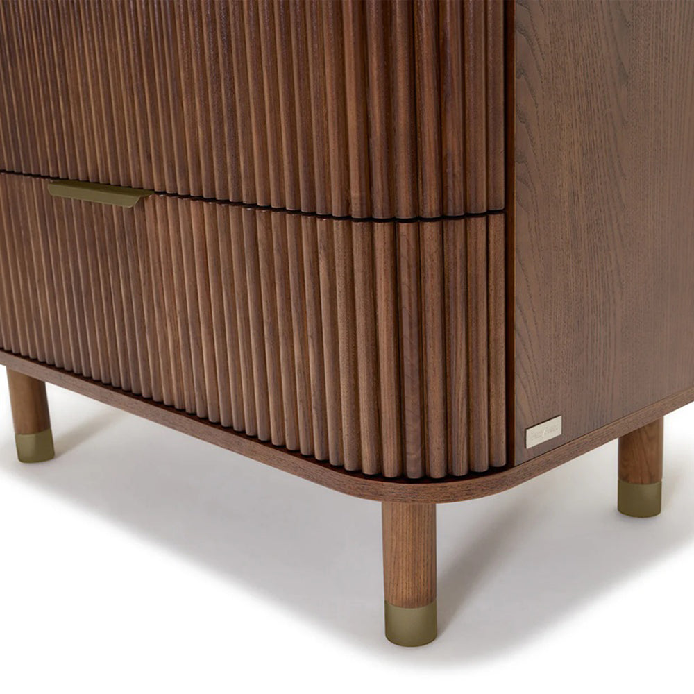 BabyRest Juno Chest 3 Drawer Luxe Walnut