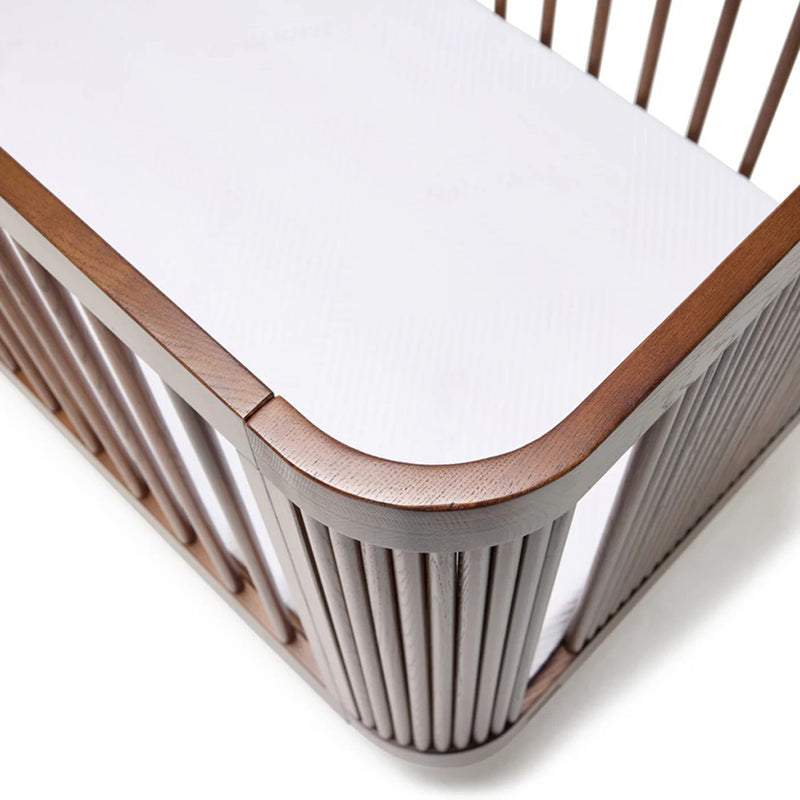 BabyRest Juno Cot Luxe Walnut