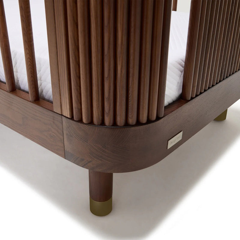BabyRest Juno Cot Luxe Walnut