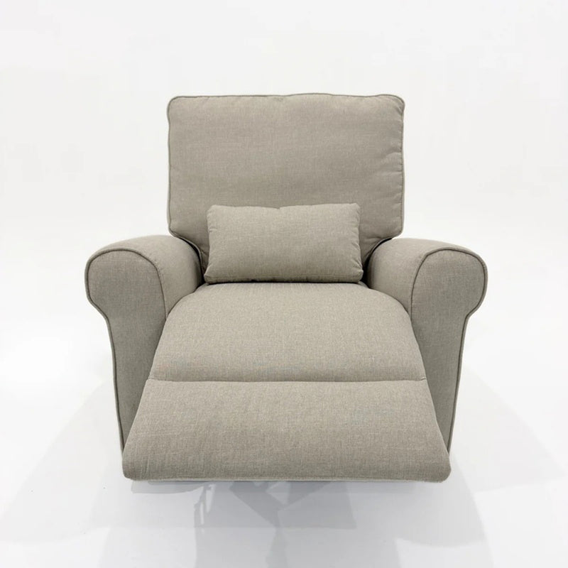 Babystudio Electric Nursery Glider Recliner Chair - Linen Nursing & Feeding Chair - Oatmeal