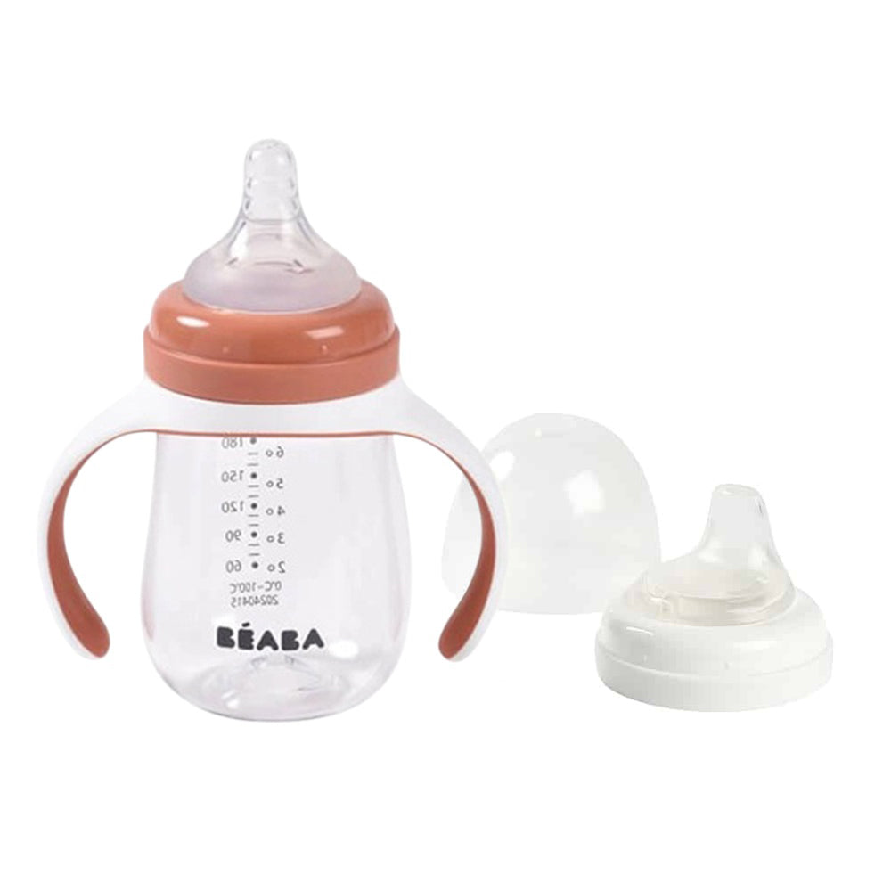 Beaba Beaba 2 In1 Bottle To Sippy Learning Cup 210ml