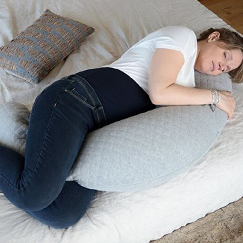 Beaba Big Flopsy Maternity & Nursing Pillow Heather Grey