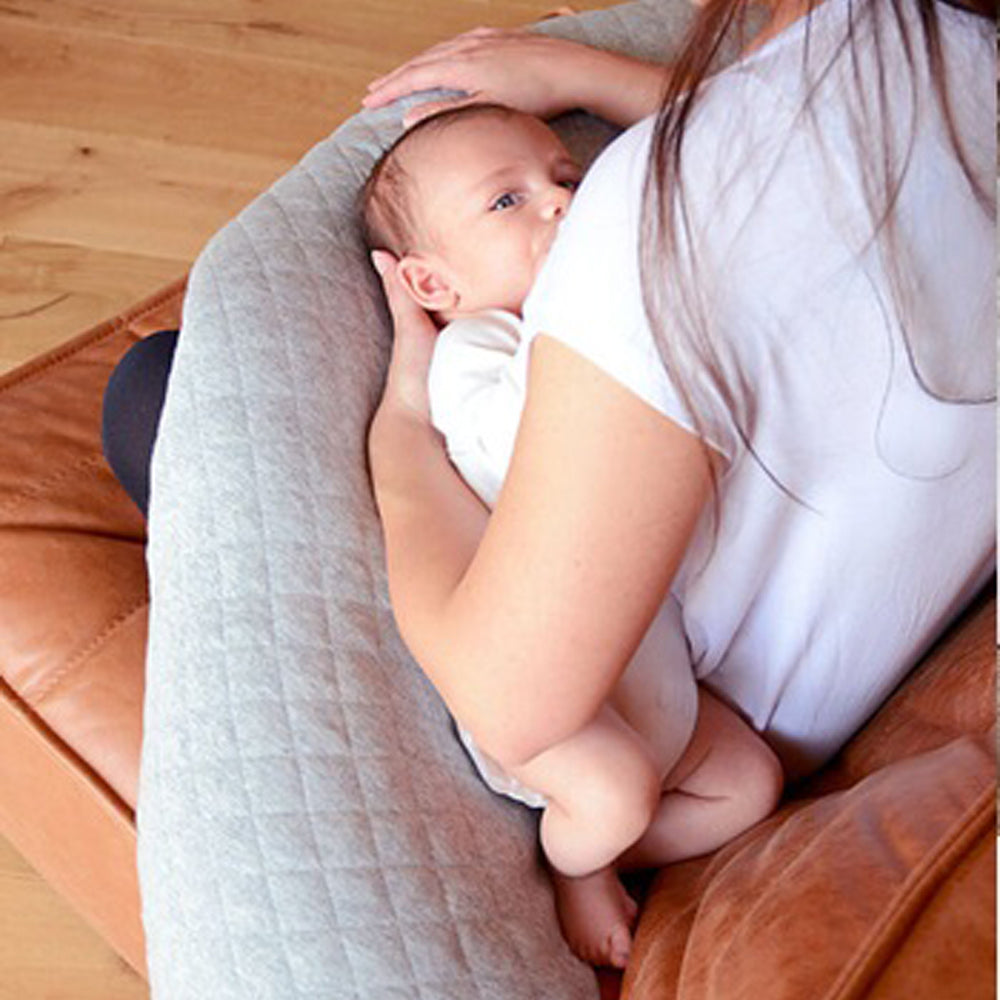 Beaba Big Flopsy Maternity & Nursing Pillow Heather Grey