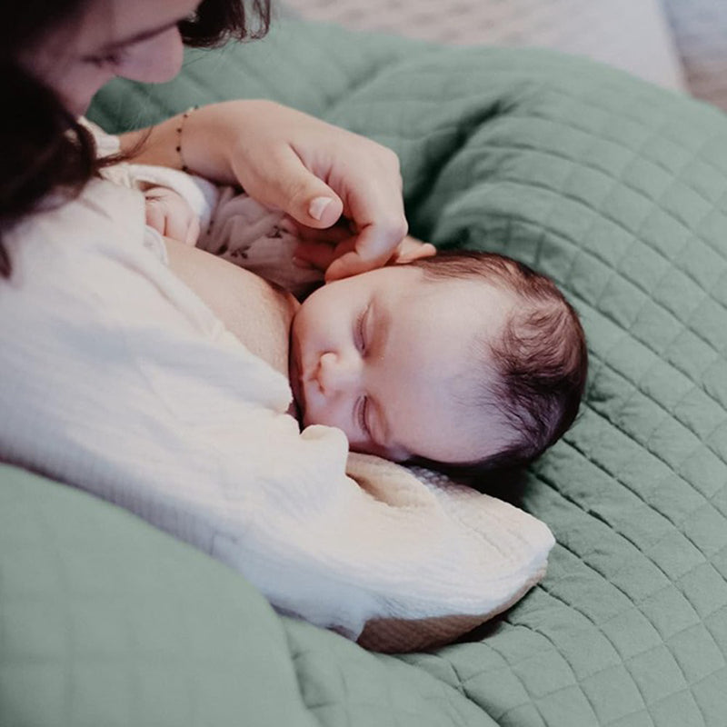 Beaba Big Flopsy Maternity & Nursing Pillow Sage Green