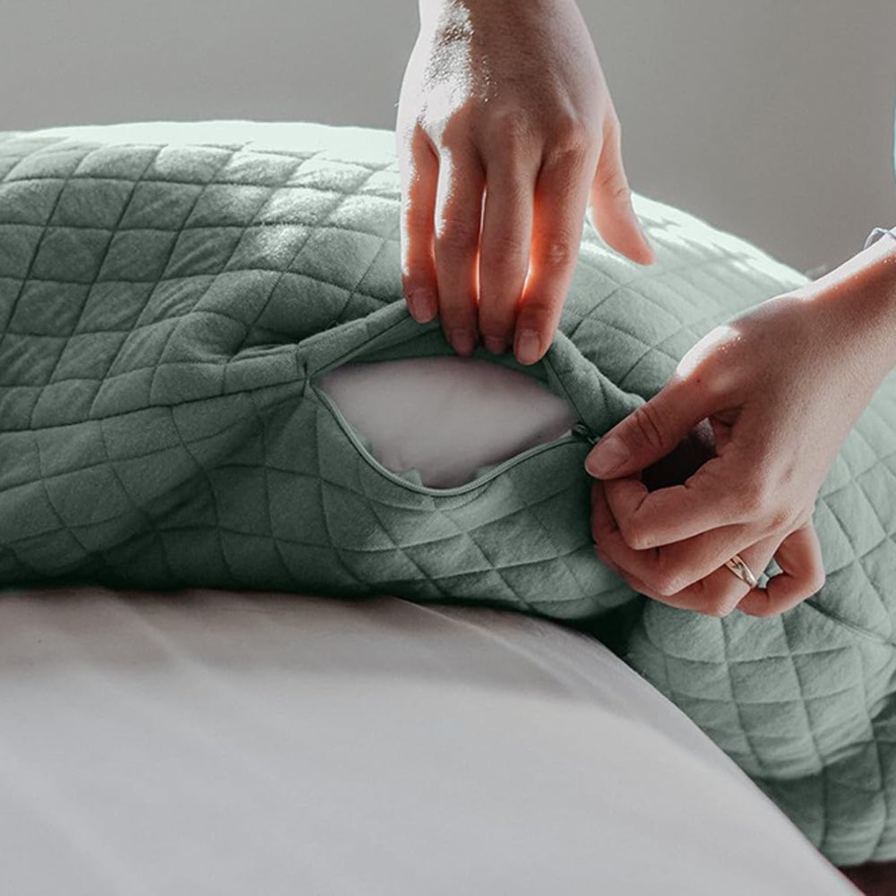 Beaba Big Flopsy Maternity & Nursing Pillow Sage Green