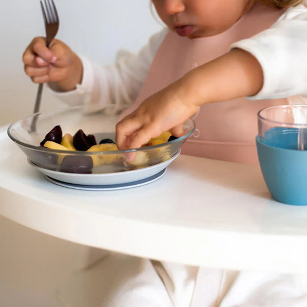 Beaba Duralex Glass Meal Set With Soft Protective Suction Pad