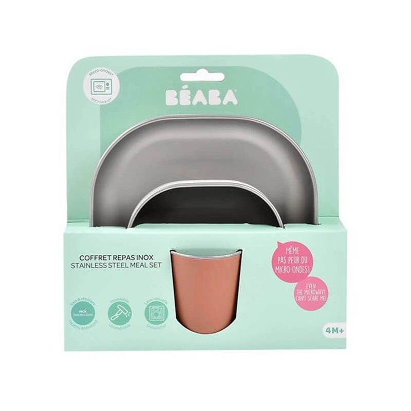 Beaba Microwavable Stainless Steel Meal Set