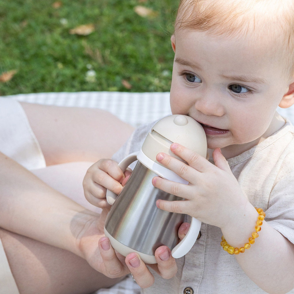 Beaba Stainless Steel Straw Cup 250ml
