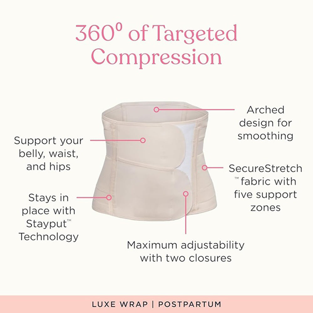 Belly Bandit Luxe Postpartum Belly Wrap Nude