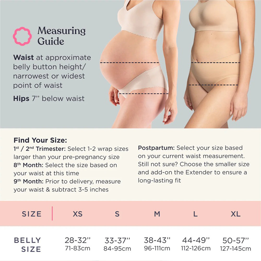 Belly Bandit Luxe Postpartum Belly Wrap Nude
