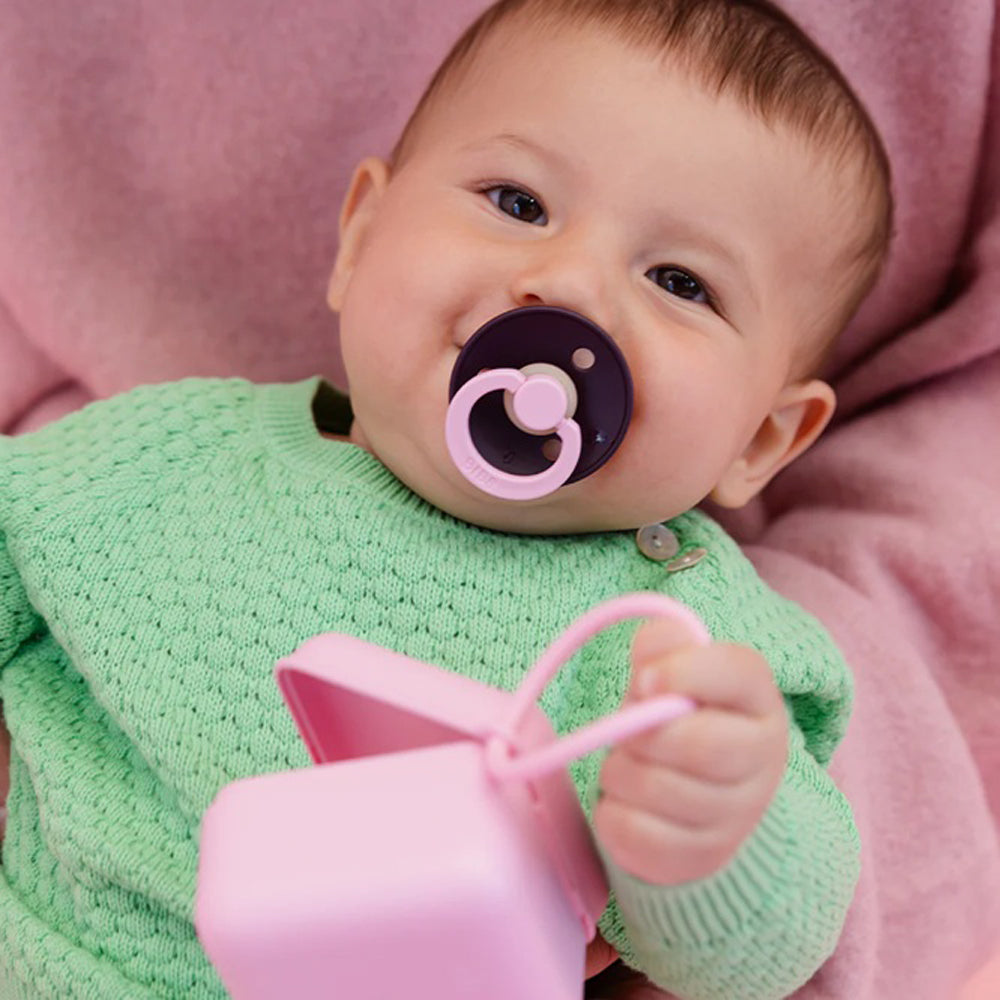 Bibs Dummies Fusion Colour Dusky Lilac Plum Mix