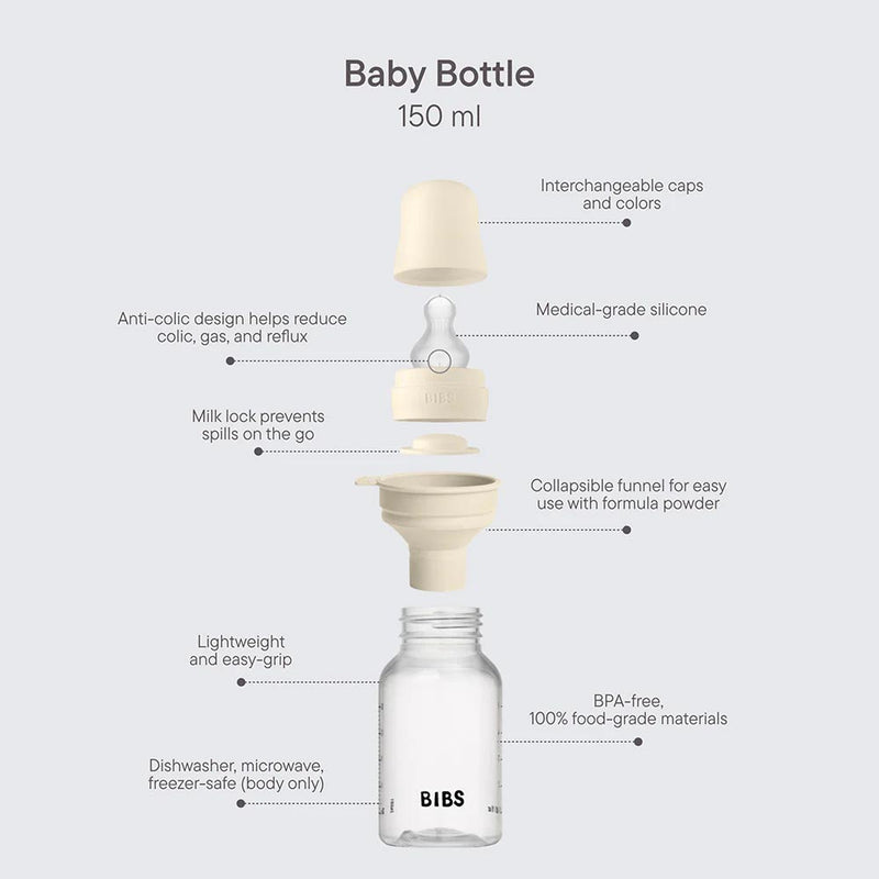 Bibs Dummies Silicone Baby Bottle 150ml