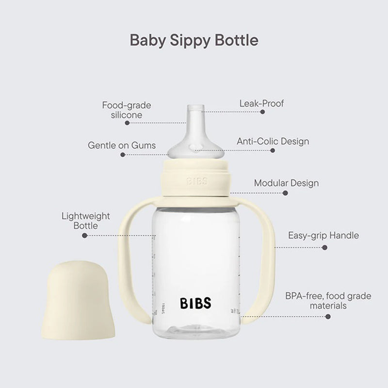 Bibs Dummies Sippy Bottle 150ml Sage