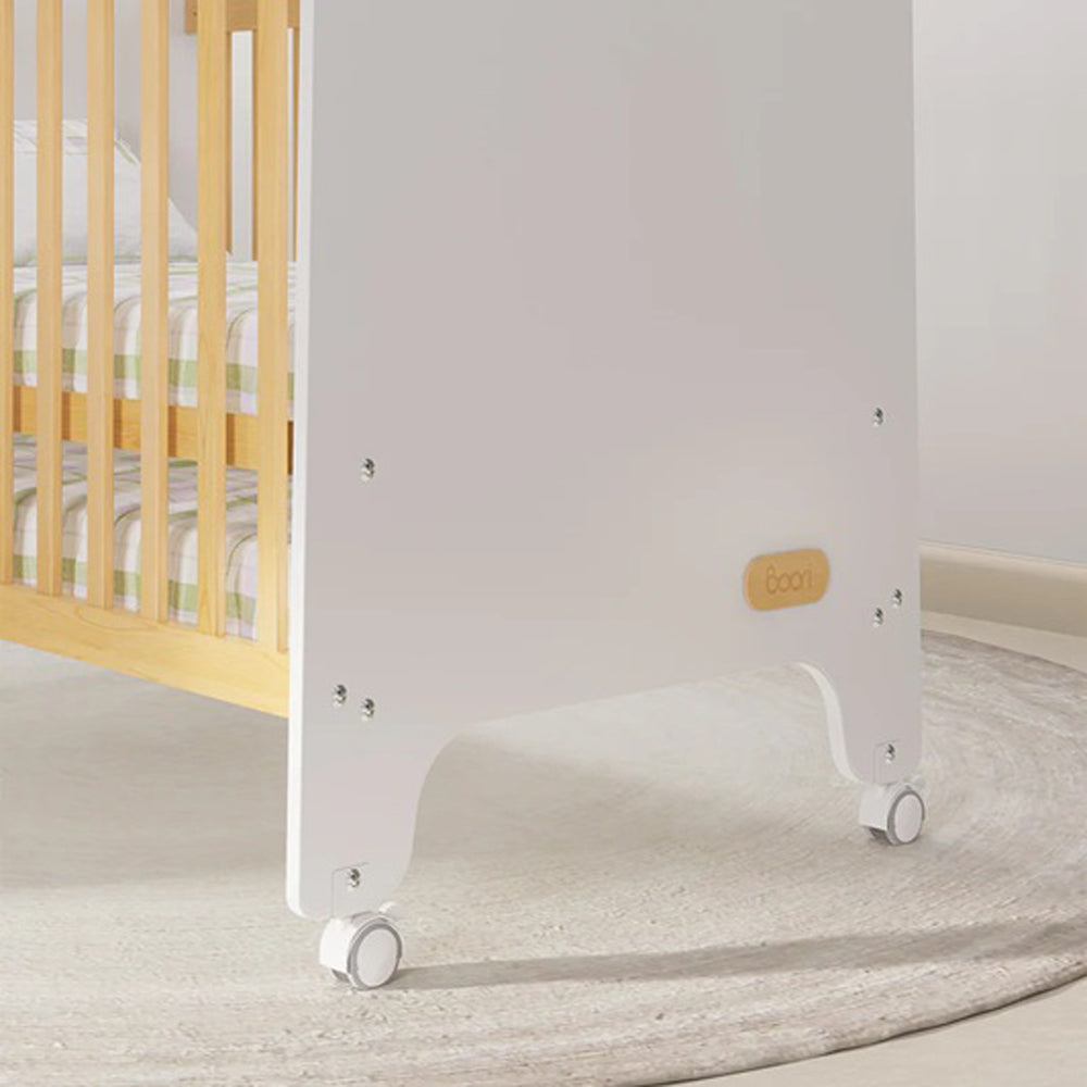 Boori Natty Compact Cot Barley White/Almond