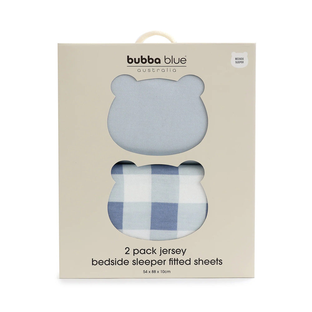 Bubba Blue Bubba Sundae 2PK Jersey Bedside Sleeper Fitted Sheets