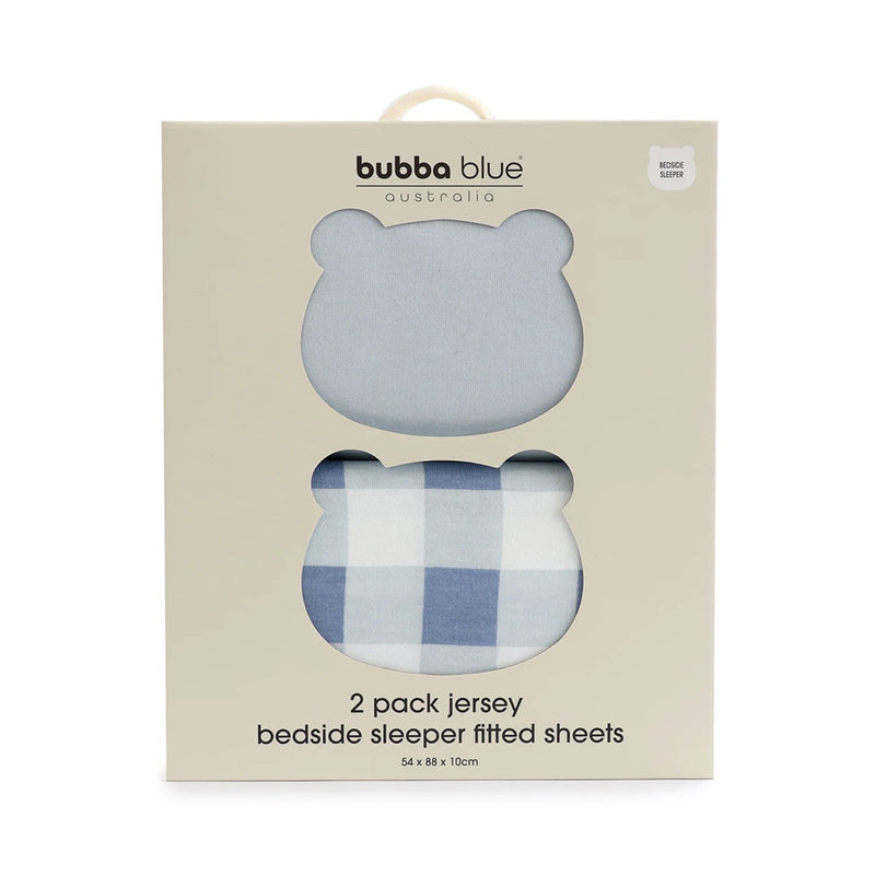 Bubba Blue Bubba Sundae 2PK Jersey Bedside Sleeper Fitted Sheets