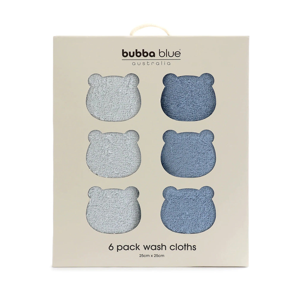 Bubba Blue Bubba Sundae 6PK Face Washers