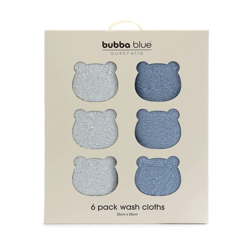 Bubba Blue Bubba Sundae 6PK Face Washers