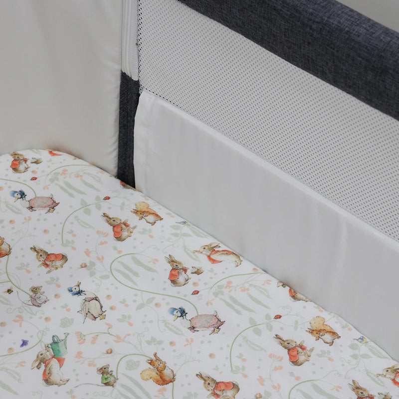 Bubba Blue Flopsy Mopsy & Cottontail Bedside Sleeper Fitted Sheet