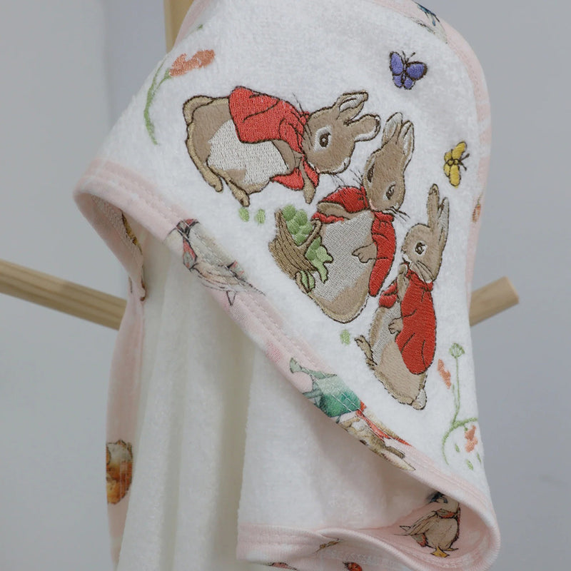 Bubba Blue Flopsy Mopsy & Cottontail Hooded Towel