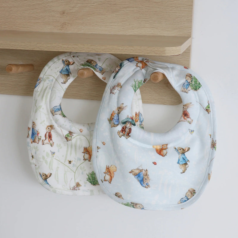 Bubba Blue Peter Rabbit & Benjamin Bunny 2PK Dribble Bibs