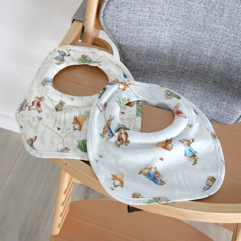 Bubba Blue Peter Rabbit & Benjamin Bunny 2PK Dribble Bibs
