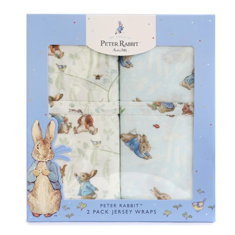Bubba Blue Peter Rabbit & Benjamin Bunny 2PK Jersey Wraps