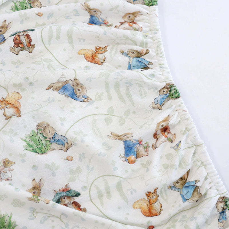 Bubba Blue Peter Rabbit & Benjamin Bunny Bedside Sleeper Fitted Sheet